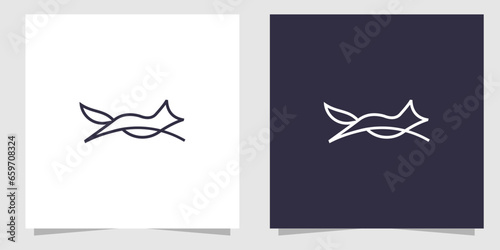 fox line logo design