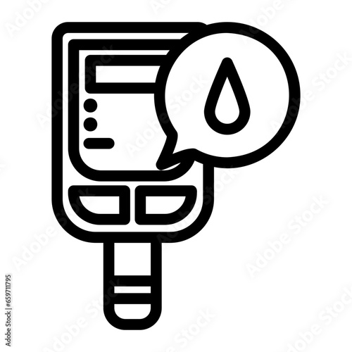 glucose meter icon