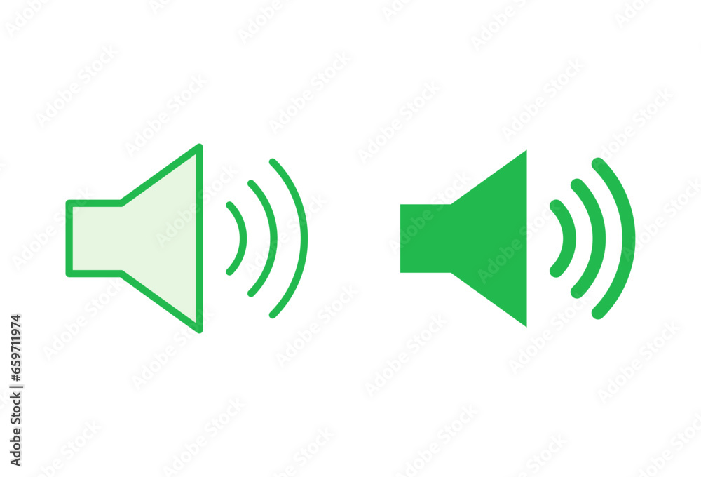 Speaker icon set. volume icon vector. loudspeaker icon vector. sound symbol Speaker icon set. volume icon vector. loudspeaker icon vector. sound symbol