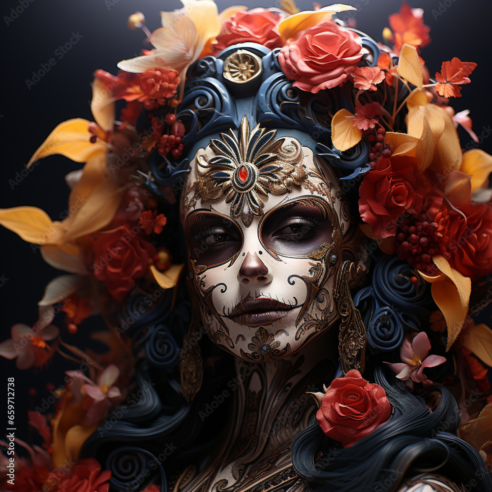 Dia de los muertos portraits Dia de los muertos portraits
