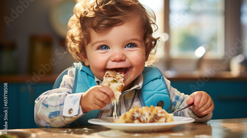 Messy Mealtime Adventures  A Baby s Delightful Chaos