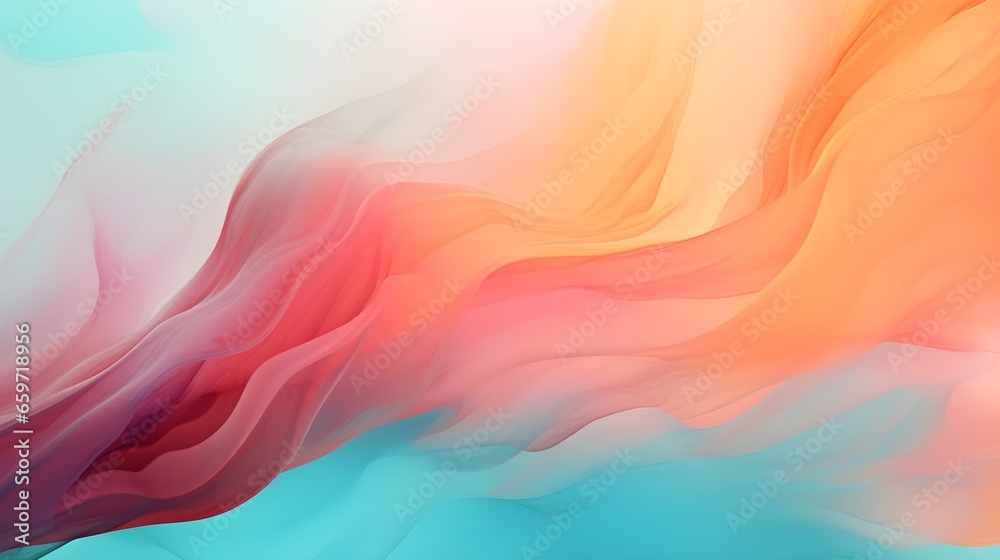 abstract colorful smoke, Colorful art background with space for design. orange pink blue teal background, Web banner, wallpaper 