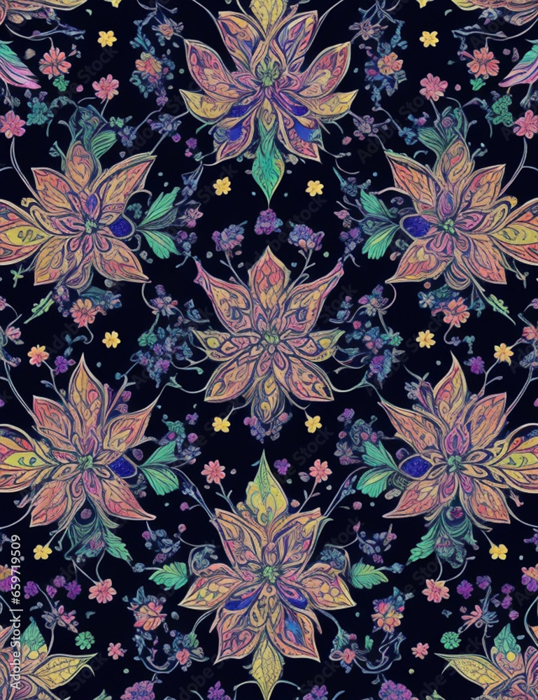seamless floral pattern seamless floral pattern