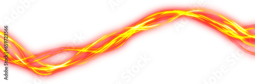 yellow and orange glowing neon moving high speed wave lines