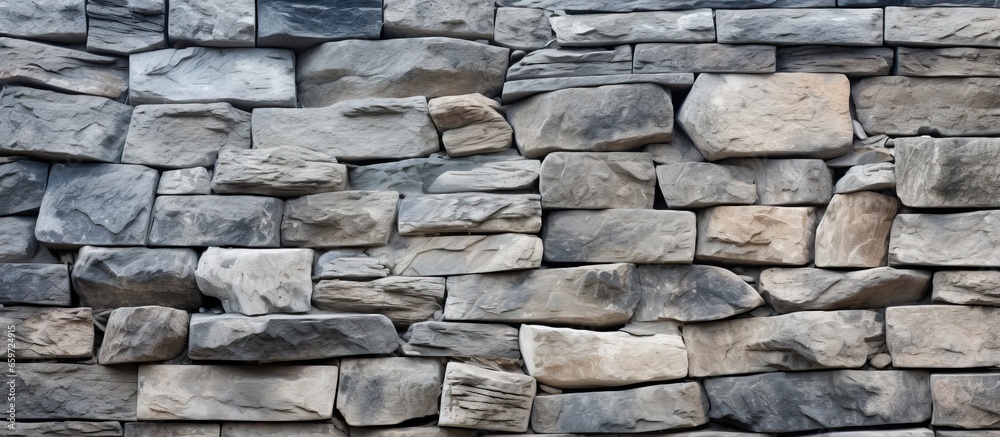 Old stone wall made of rocks for background Old stone wall made of rocks for background