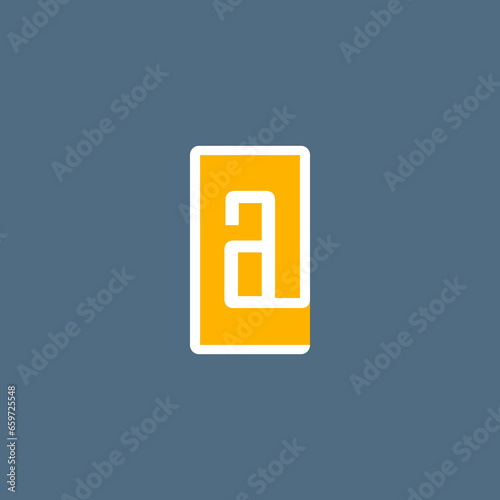 Commercial at(@) initials font and symbol logo design for vector, icon, company, business, branding, and others photo