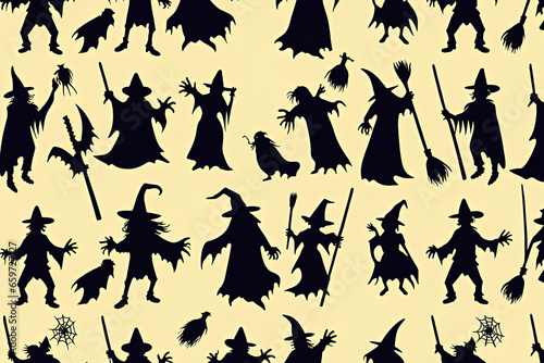 scary witches.Generative AI