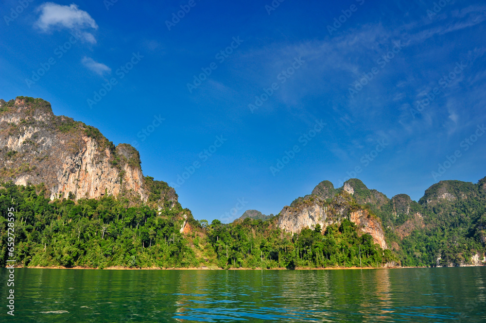 Suratthani, lake south of Thailand