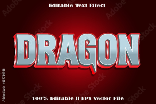 Dragon Editable Text Effect