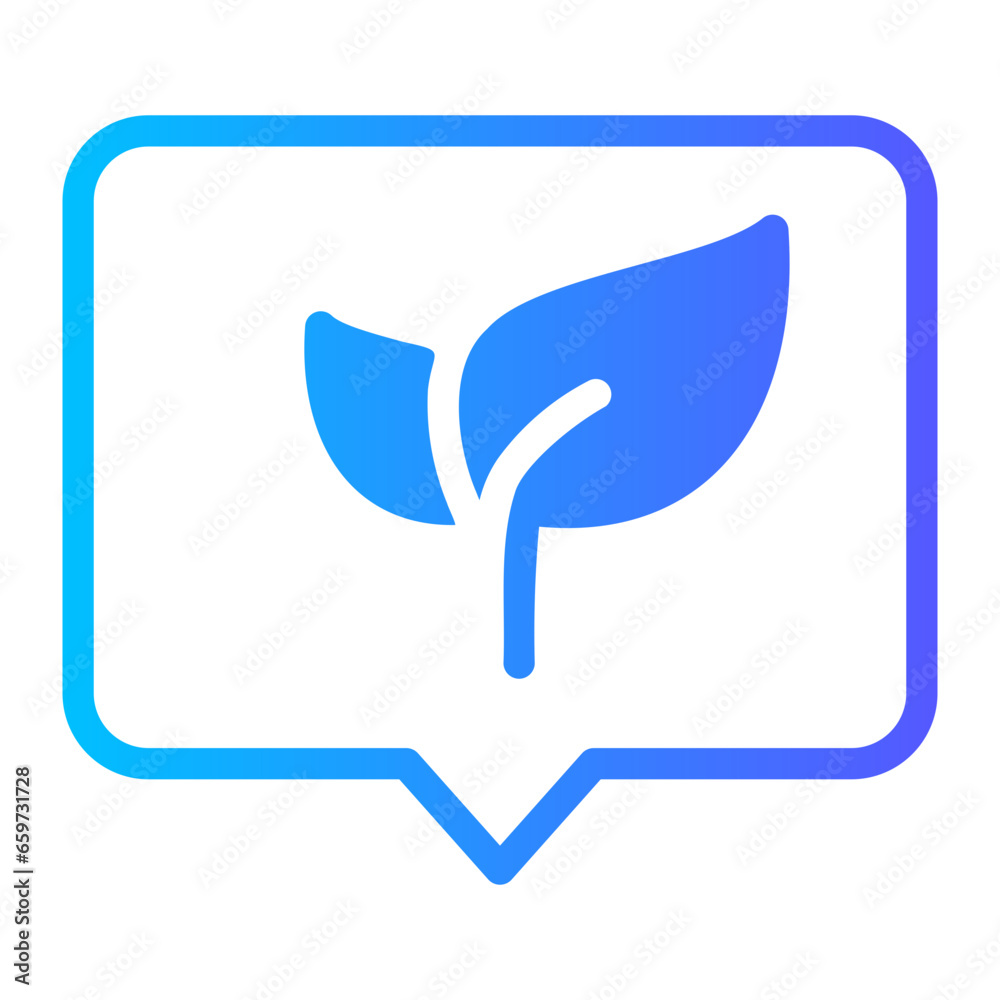 plant gradient icon plant gradient icon