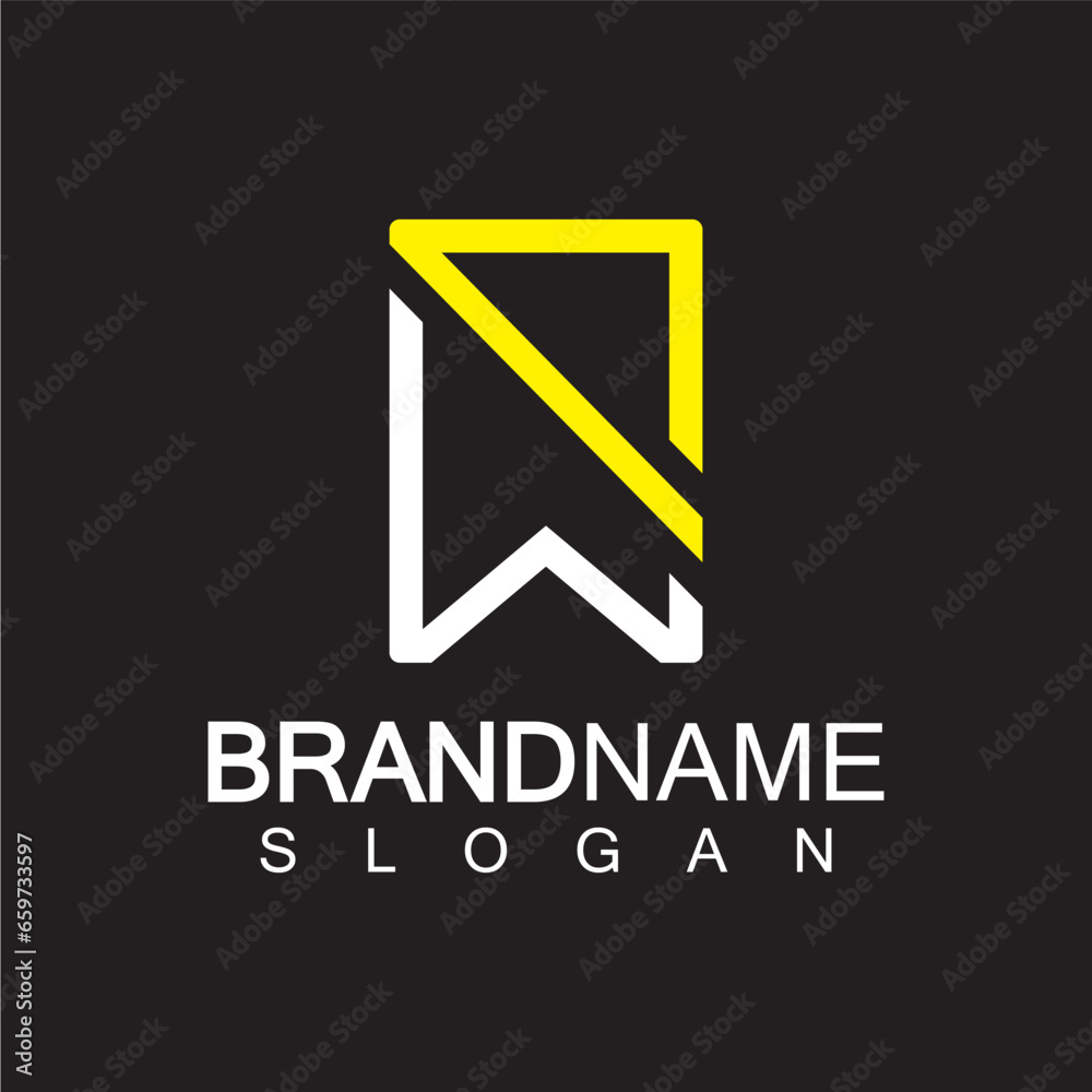 Alphabet Letters SW or WS logo design template Alphabet Letters SW or WS logo design template