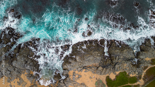 Oceano visto de cima