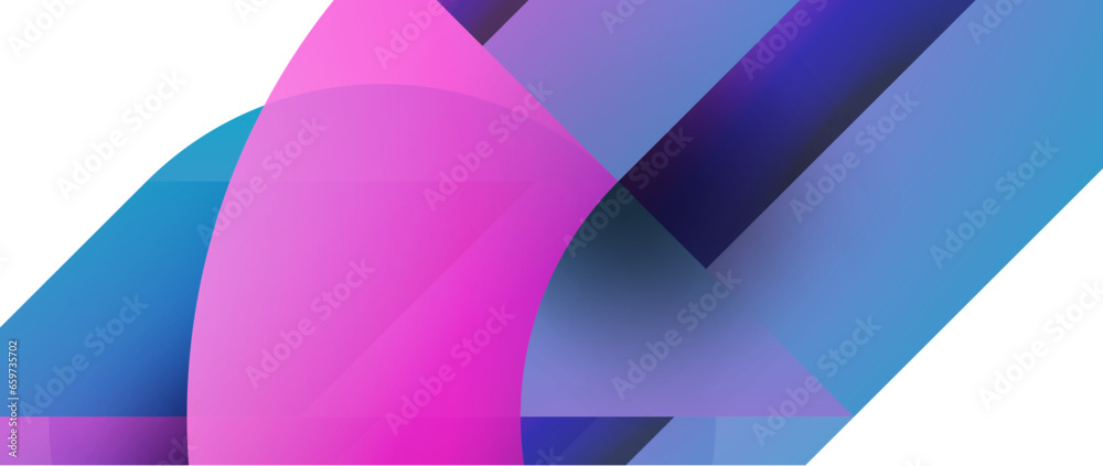 Geometric fusion - abstract harmony of triangles and circles in minimalist background design. Shapes and lines design for wallpaper, banner, background, landing page, wall art, invitation, prints Geometric fusion - abstract harmony of triangles and circles in minimalist background design. Shapes and lines design for wallpaper, banner, background, landing page, wall art, invitation, prints