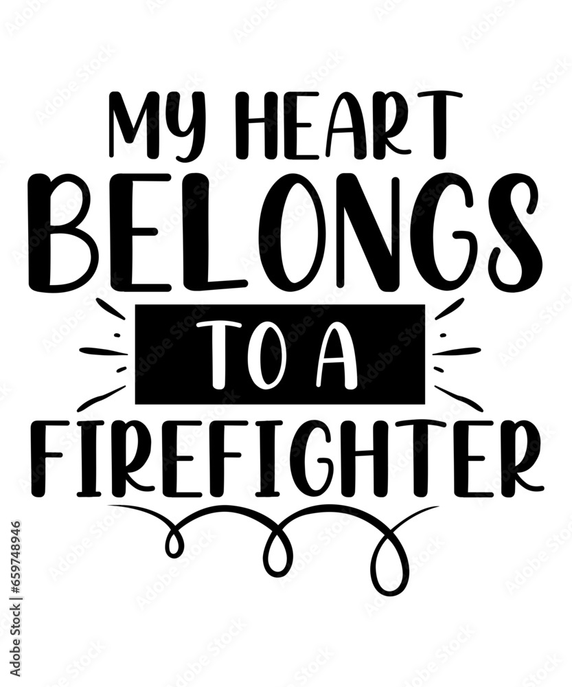 my heart belongs to a firefighter svg my heart belongs to a firefighter svg