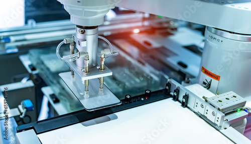 Canvas Print automatic mobile screen protector film or glass cover in manufacture phone facto