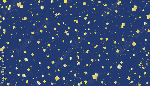 和風 金箔 紙吹雪 テクスチャ 背景/紺