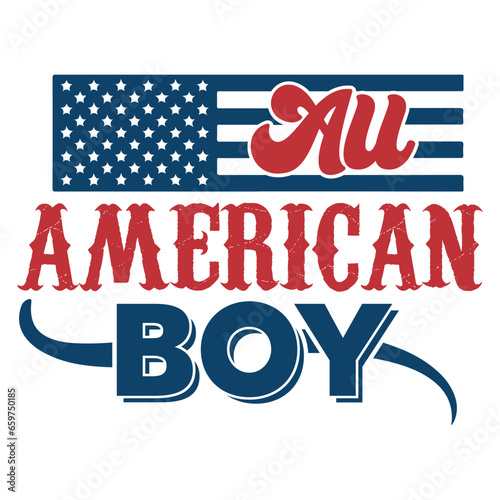all american boy svg