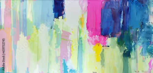 Abstract Multicolor Artistic Painting, Brushed Paint Grunge Texture Background , Abstract Art Expressive Surface Picture Design