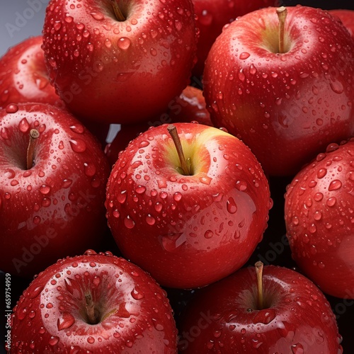 Red delicious apples.