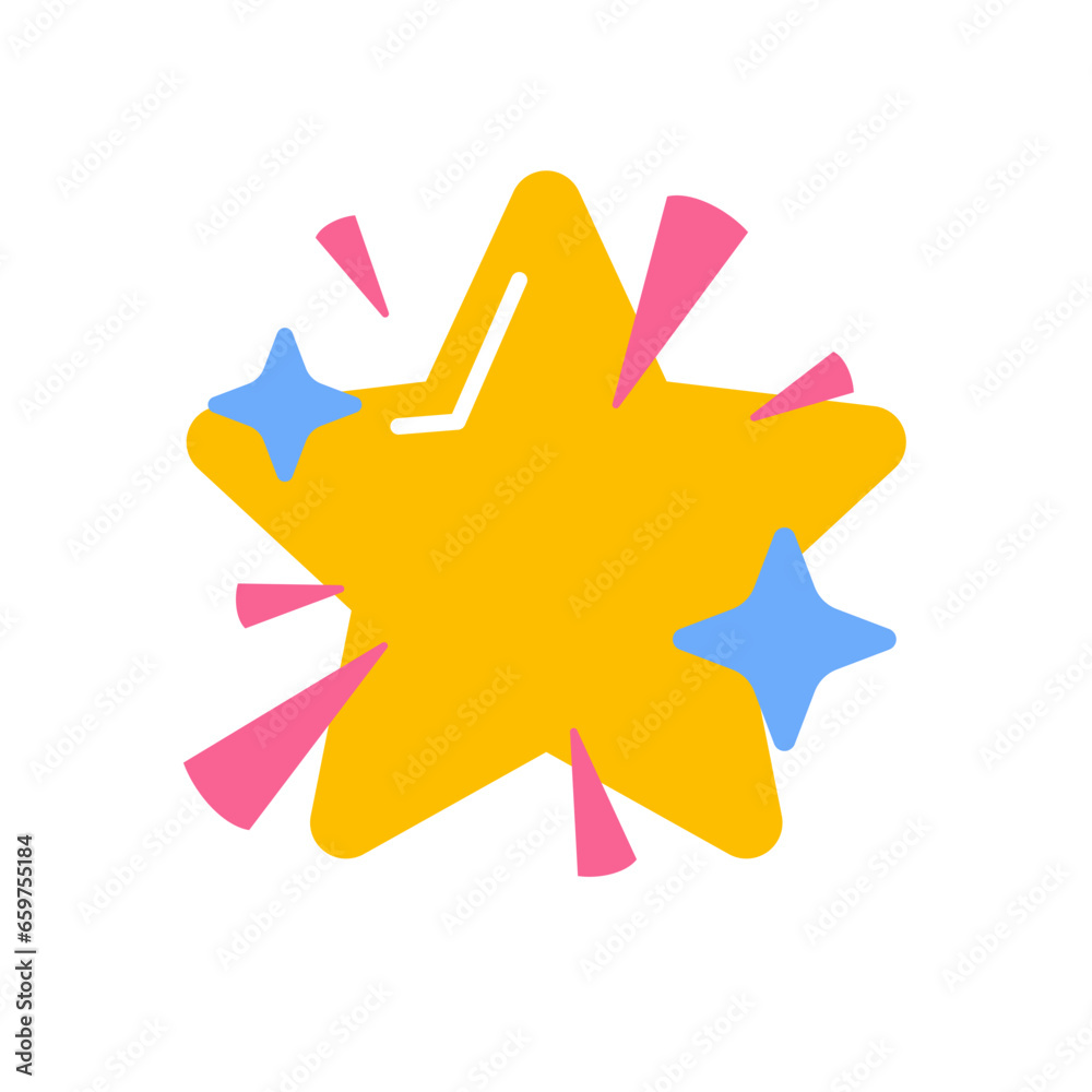 Star gold review emoji icon Star gold review emoji icon