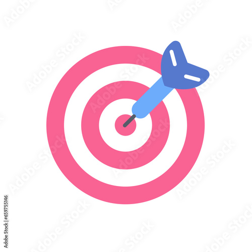 Bullseye aim goal emoji icon