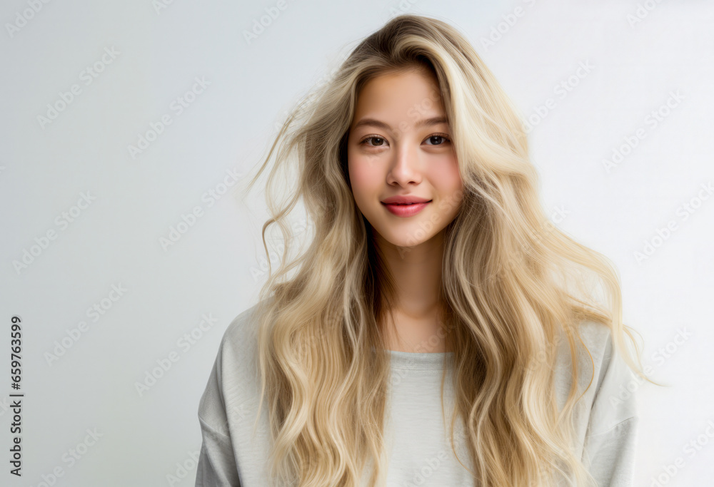 Portrait of a pretty asian young woman isolated from the background Portrait of a pretty asian young woman isolated from the background