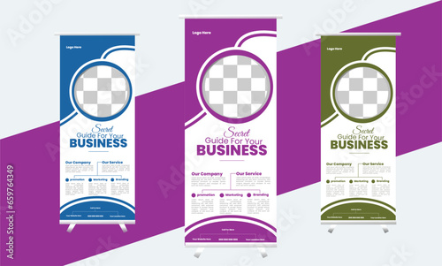 MODERN ROLL UP BANNER DESIGN