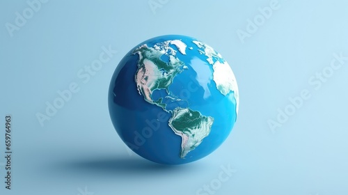 3d Illustration Earth Isolated Background