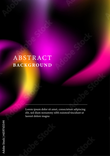 Colorful colourful modern abstract gradient poster