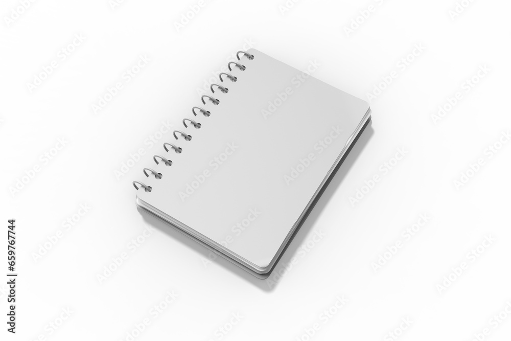 Half View of Spiral Notebook Half View of Spiral Notebook