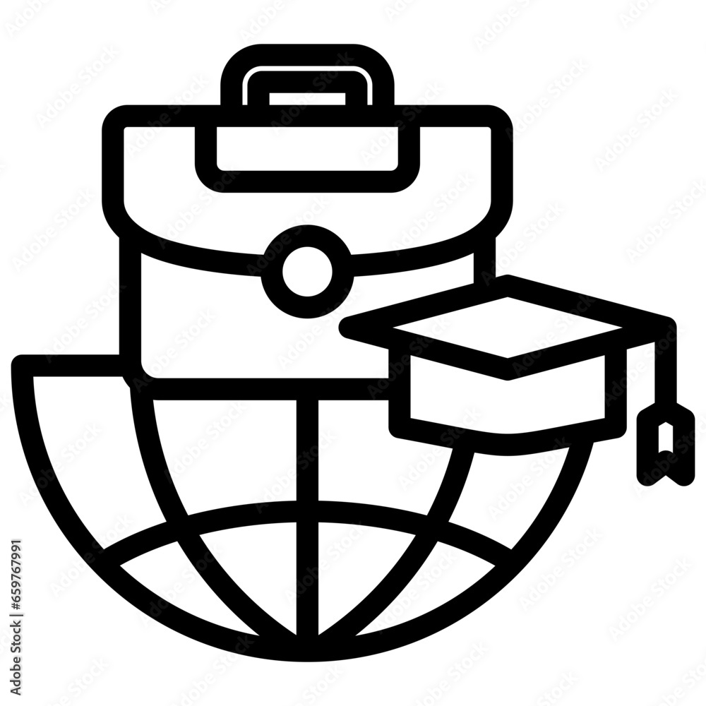 International Internship Outline Icon International Internship Outline Icon