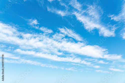 Beautiful clouds on the blue sky © Vastram