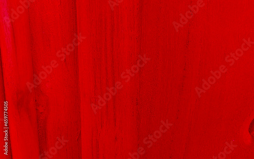 Vector red wood texture background. Rough wooden boards.