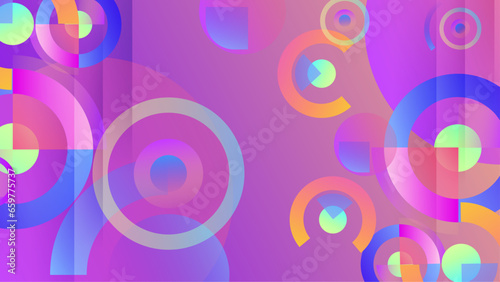 Colorful colourful modern abstract gradient background geometric with dynamic shapes composition. Vector illustration
