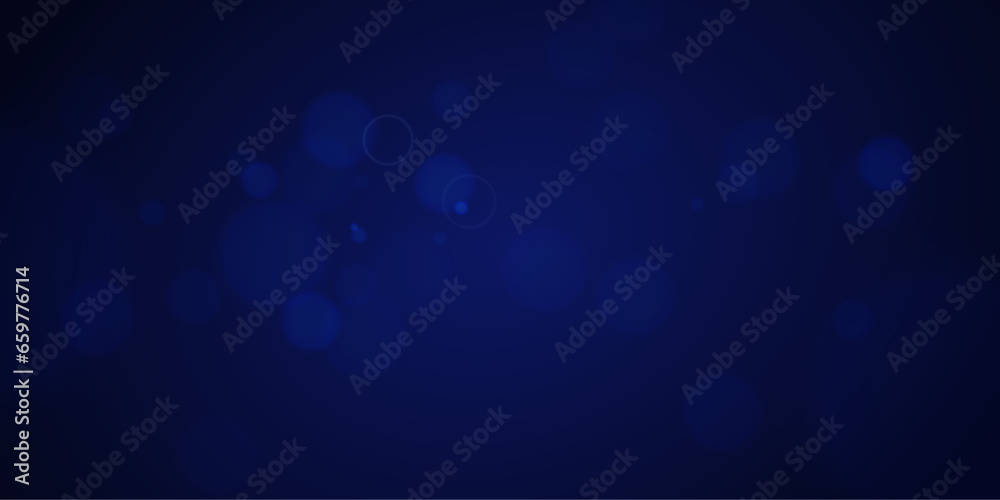 dark blue bokeh technology background