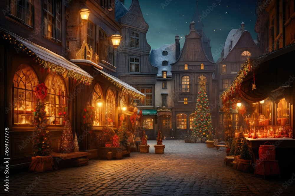 Whimsical Winter Wonderland: A Charming Christmas Market