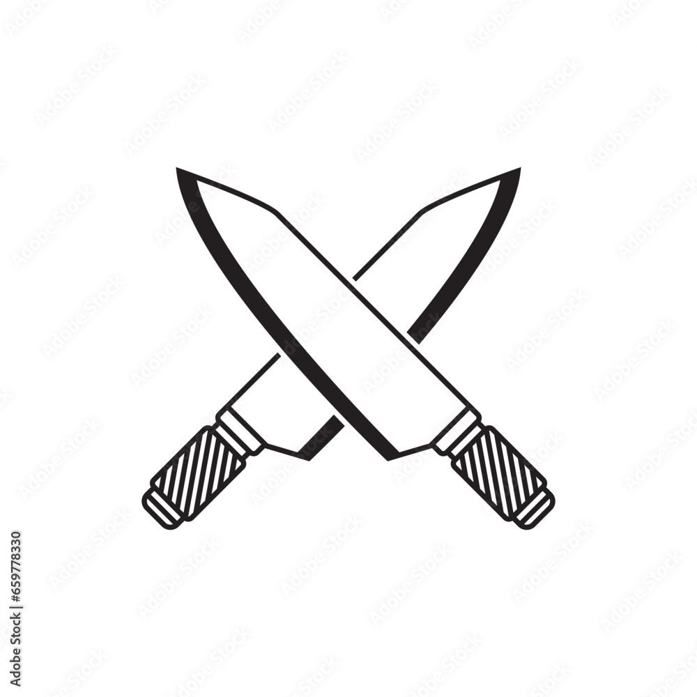 Obraz premium knife icon vector