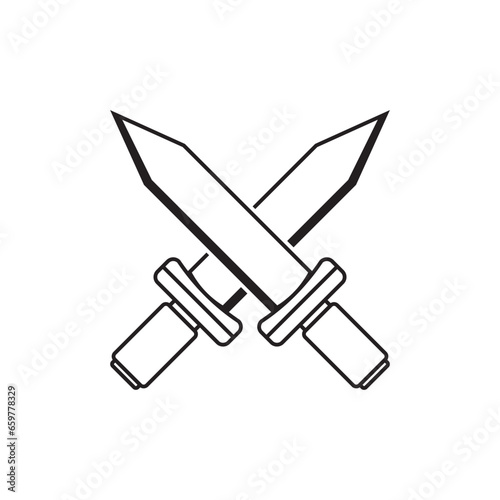 knife icon vector