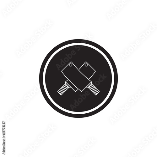 knife icon vector