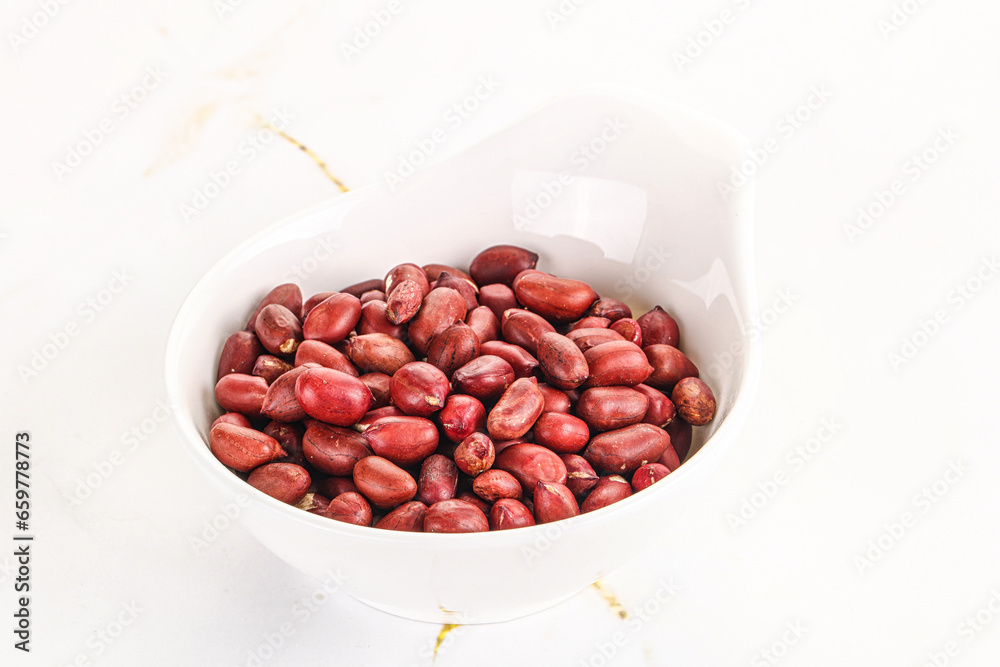 Raw peanut heap for roast Raw peanut heap for roast