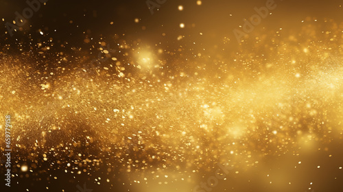 Bright gold Christmas background