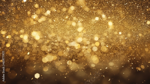 Bright gold Christmas background