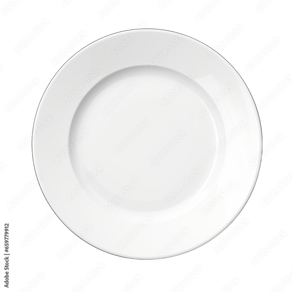 white plate isolated on white white plate isolated on white