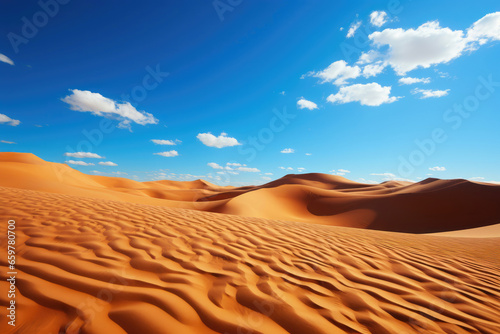 Nature s Canvas  Wide Desert Landscape