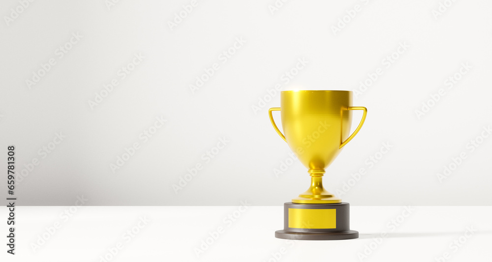 gold trophy cup isolated on white background. gold trophy cup isolated on white background.