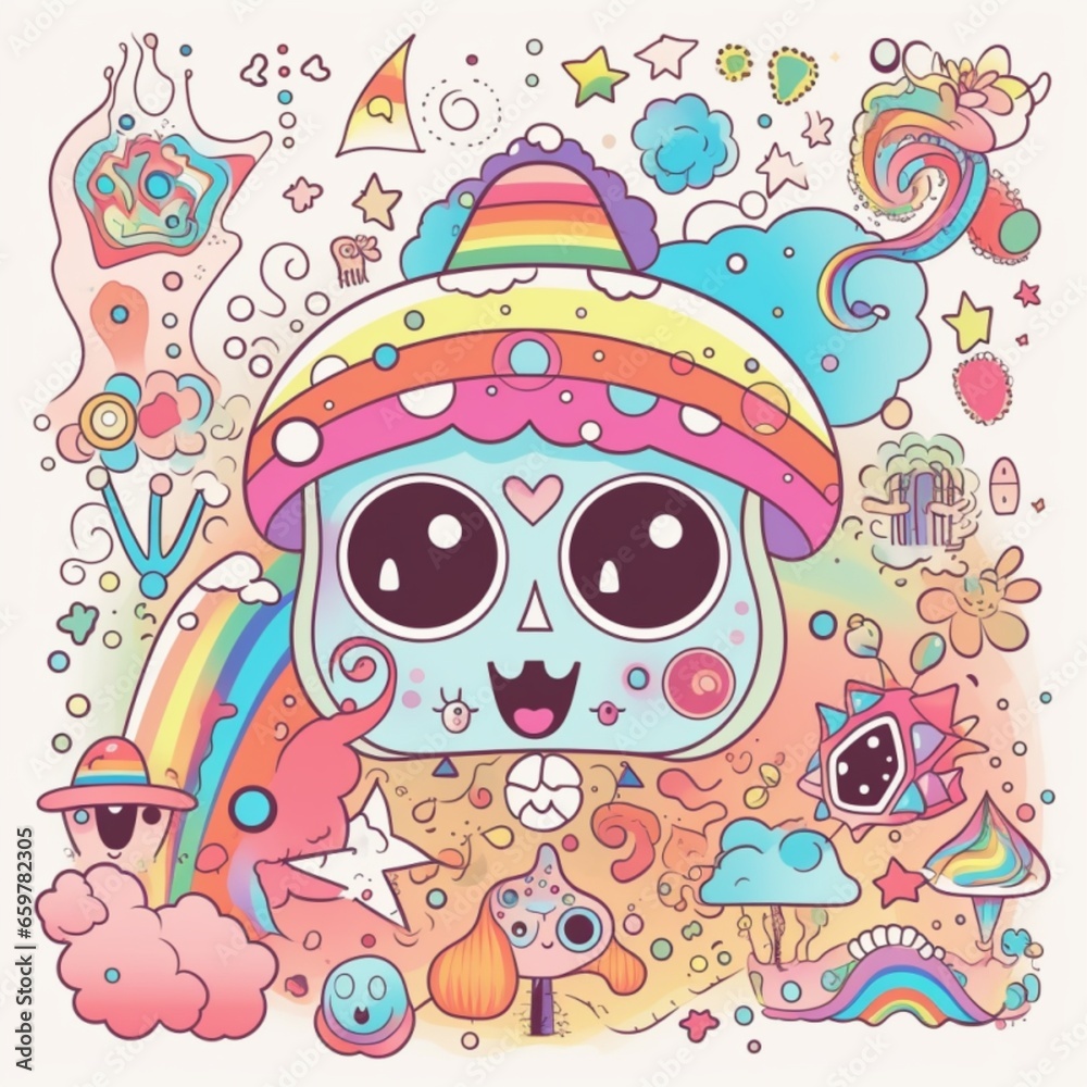 Kawaii Psychedelic Wonderland Kawaii Psychedelic Wonderland