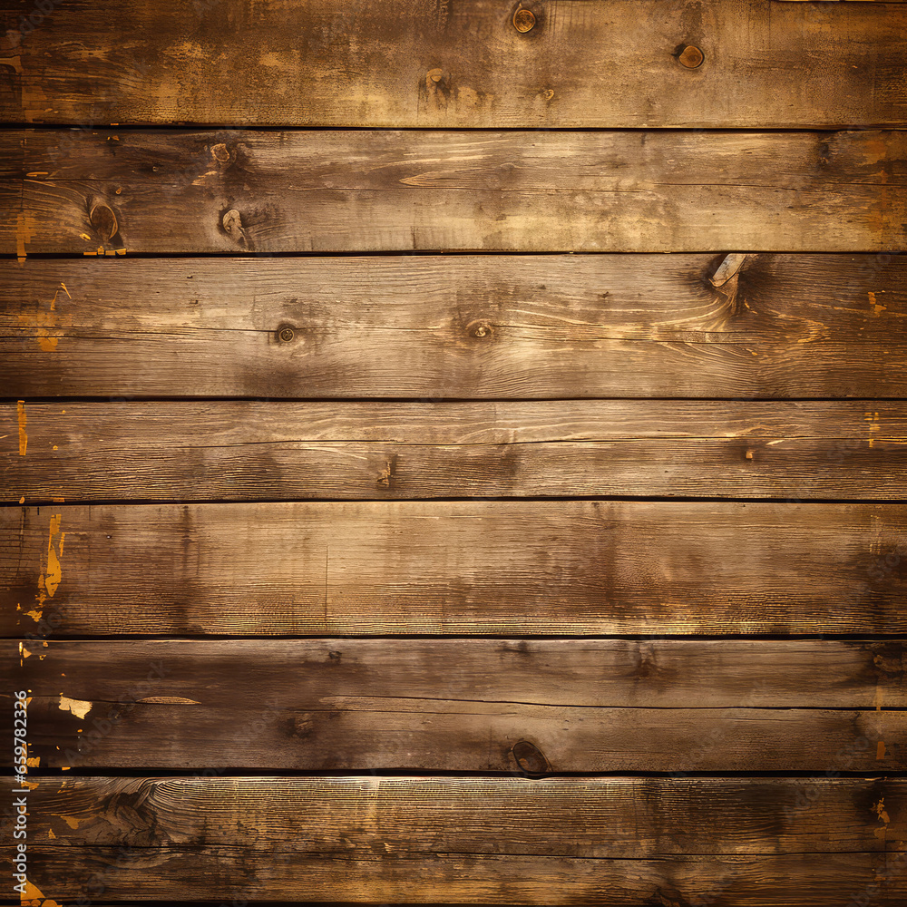 Fototapeta premium Vintage wood texture with gold background, decoration design