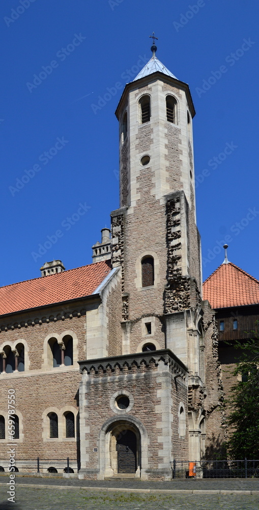 Historical Castle Dankwarderode in the Old Town of Braunschweig, Lower Saxony