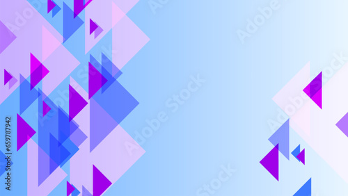 Abstract geometric background with modern blue color