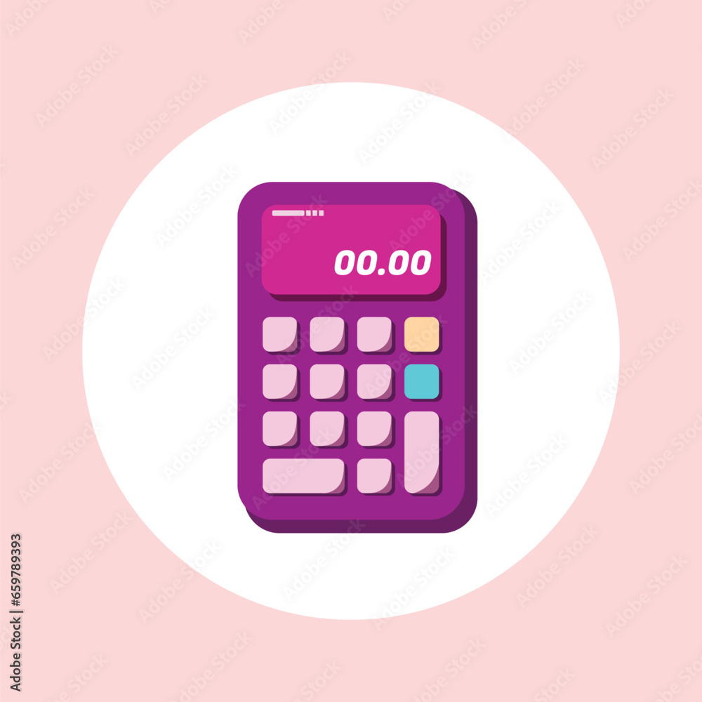 Calculator Icon Vector Illustration Calculator Icon Vector Illustration